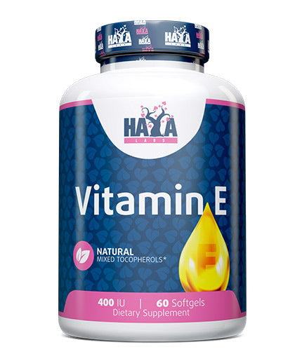 Витамин Е - HAYA LABS Vitamin E Mixed Tocopherols 400 IU / 60бр